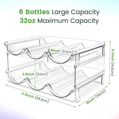 2 Packs Water Bottle Storage Rack