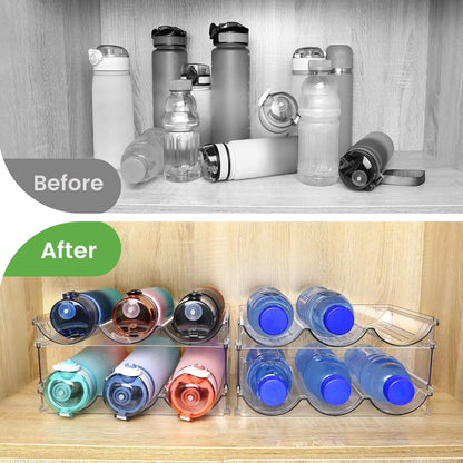 2 Packs Water Bottle Storage Rack